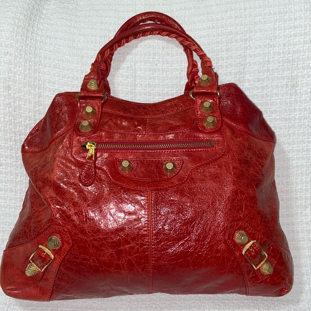 RARE Gorgeous Balenciaga giant Brief Leather Handbag bag